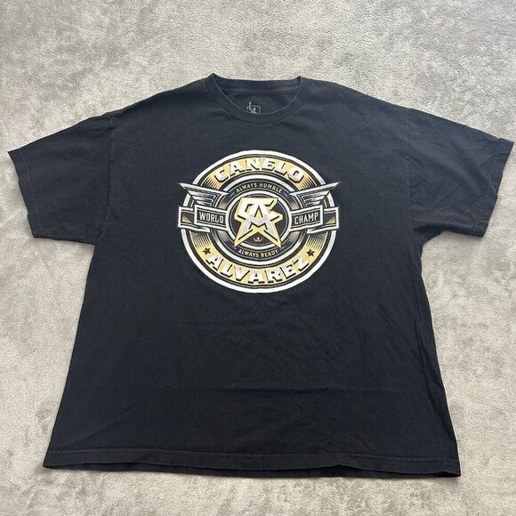 Canelo Alvarez Other - Canelo Alvarez Shirt Mens Size 2XL Black World Champ Always Humble Always Ready